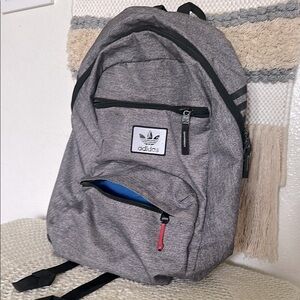 Adidas Gray Backpack for Men